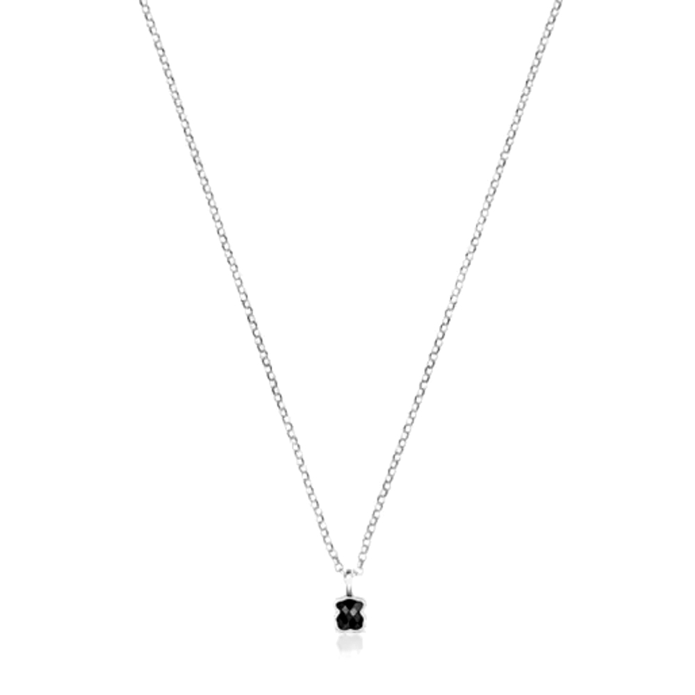 TOUS mini onyx necklace